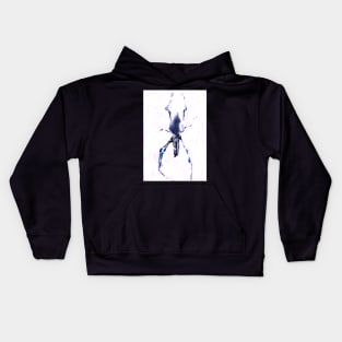 Spider Blue Kids Hoodie